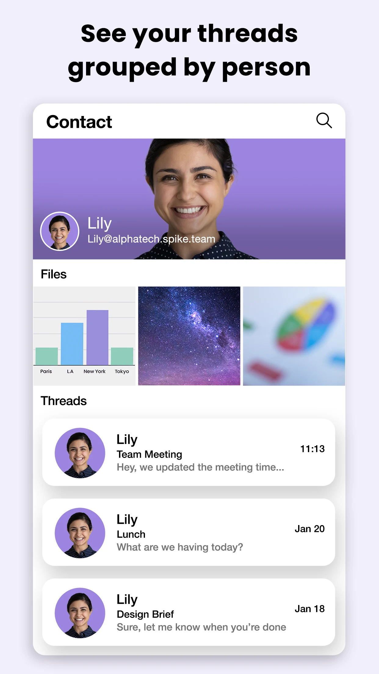 Spike: AI Email & Team Chat screenshot