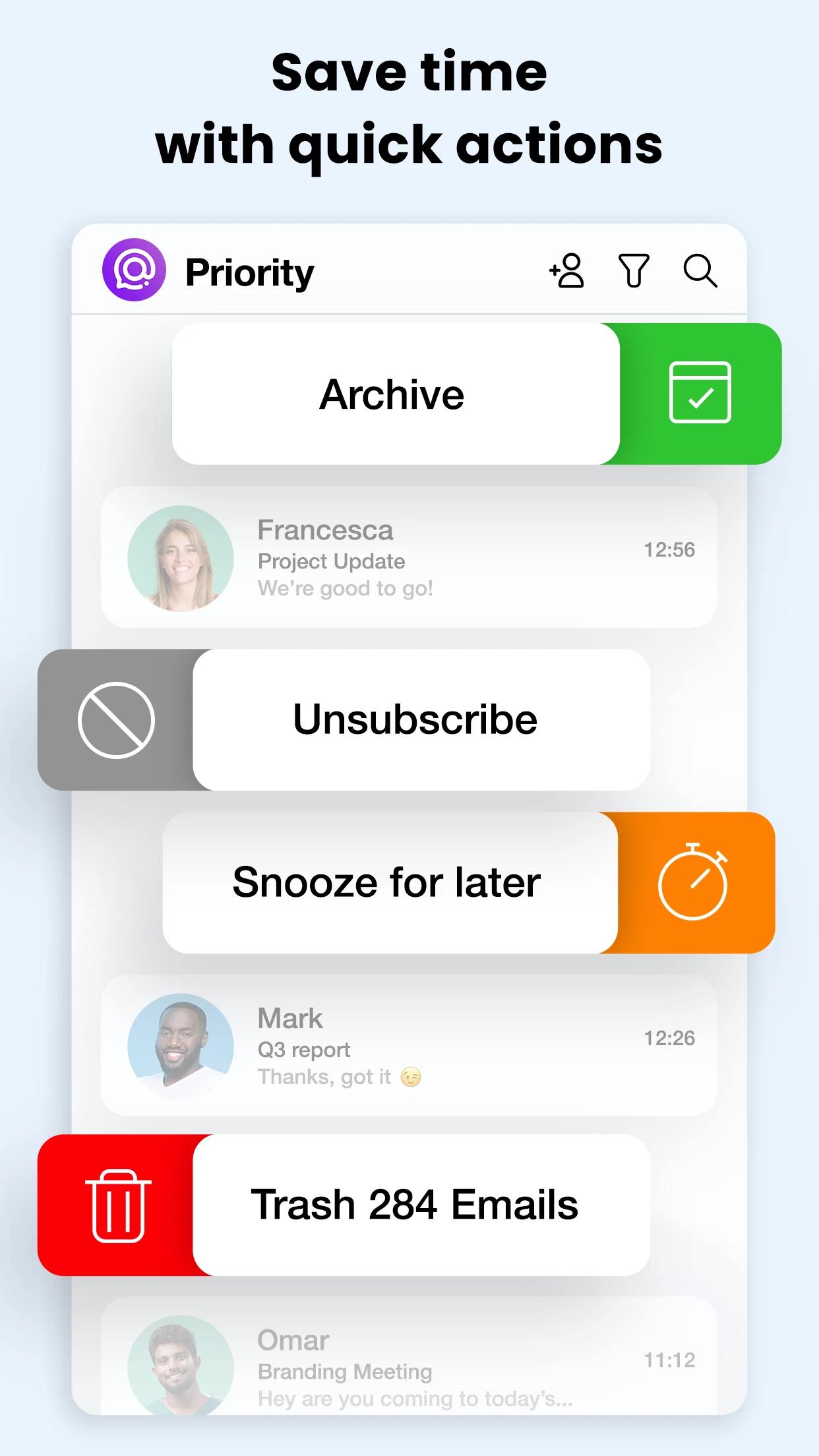 Spike: AI Email & Team Chat screenshot